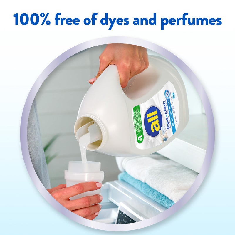 all Liquid Fabric Softener, Free Clear, 34 fluid Ounces - Image 3